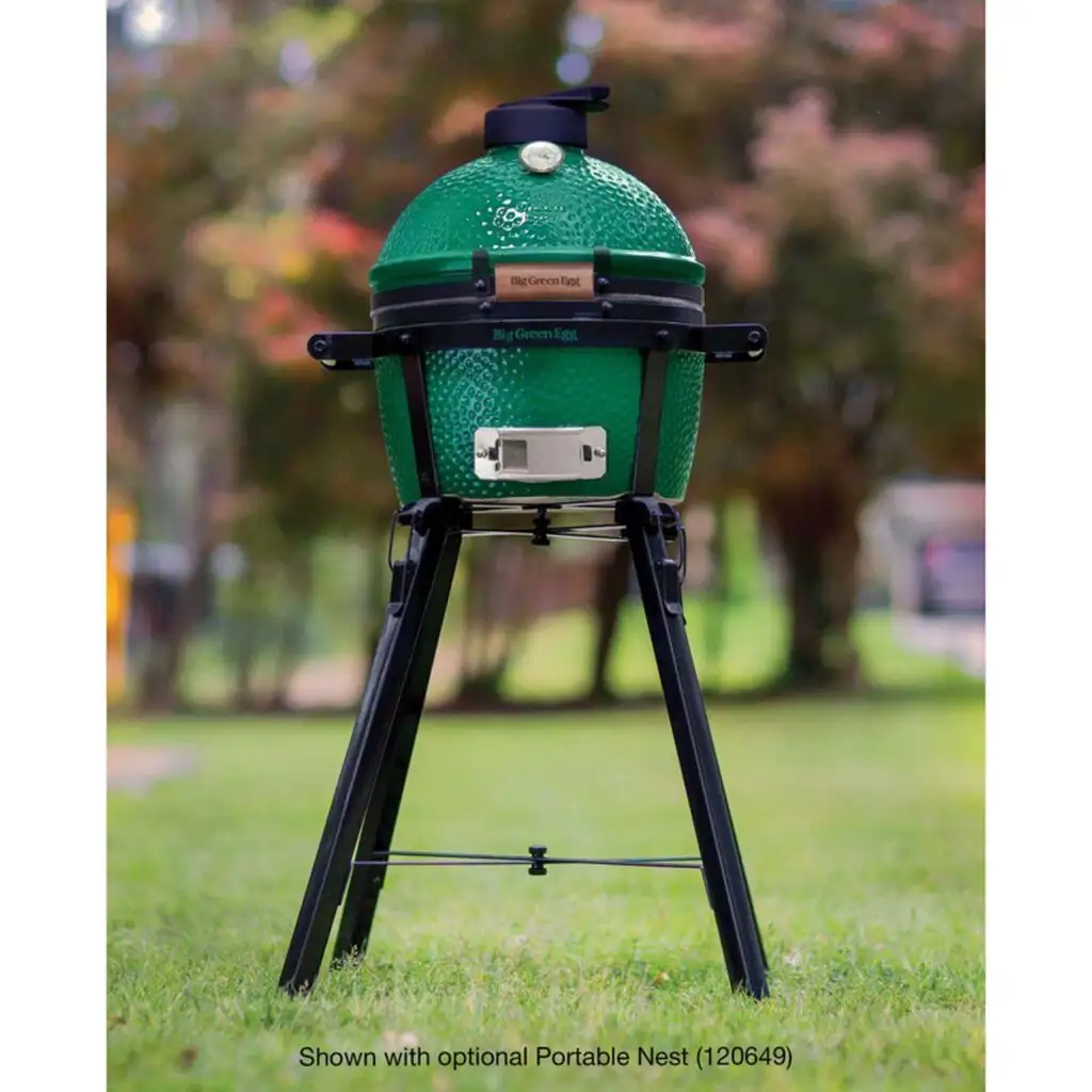 Big Green Egg 13 in. MiniMax Charcoal Kamado Grill and Smoker Green