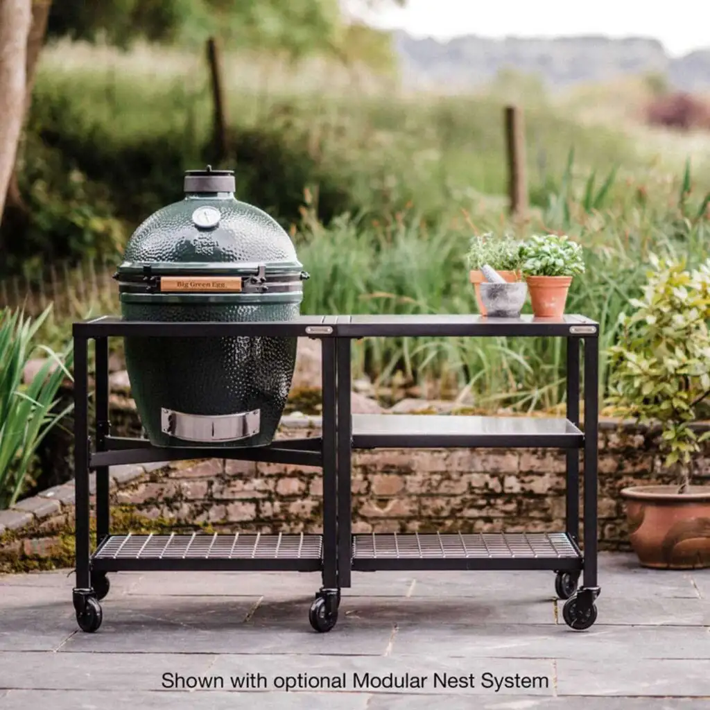 Big Green Egg 18.25 in. Large Charcoal Kamado Grill and Smoker Green