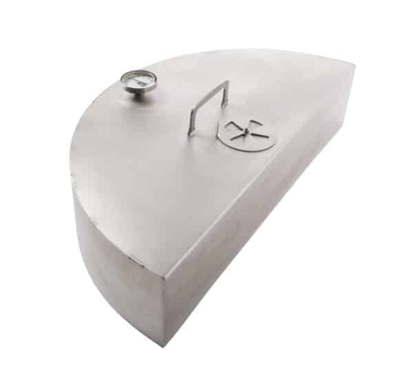 Baking / Smoking Hood for Fire Pit with thermometer