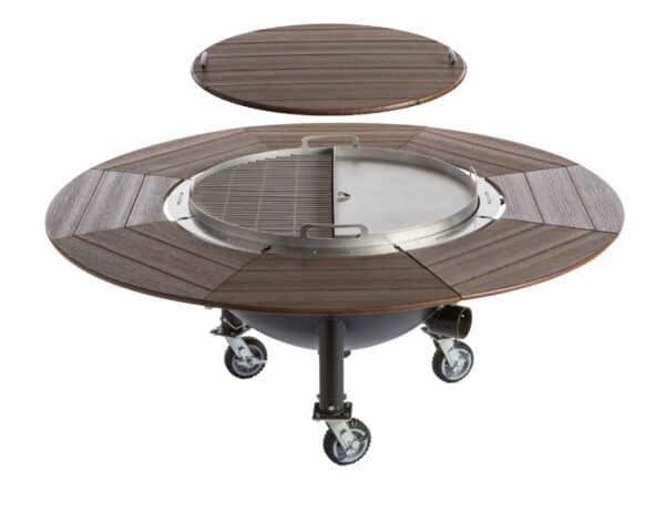 Lazy Susan Table Center for Outdoor Fire Pit and Furniture