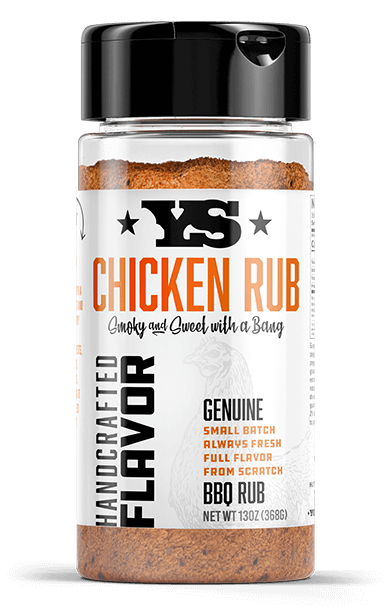 YODER SMOKERS 1080-03 YS, Rub, Chicken, 14 oz