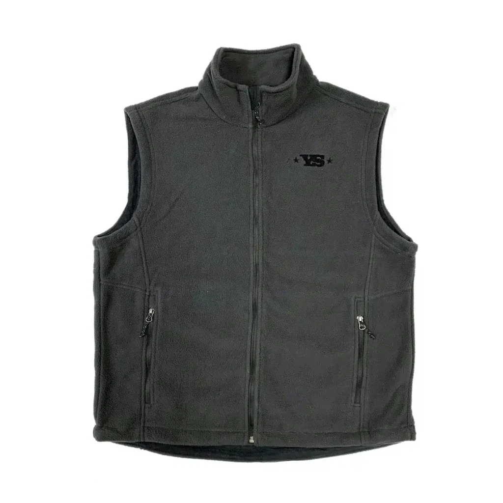 YODER SMOKERS 1004-19 YS Logo Grey Vest