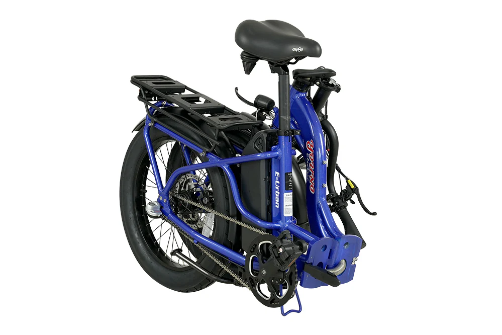 E-Urban PRO Folding E-Bike (Silver, 7-Speed, Torque Sensor)