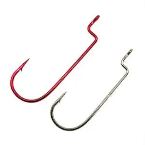 Gamakatsu 54414 Gamakatsu Nano Alpha Worm Hooks - RB Black