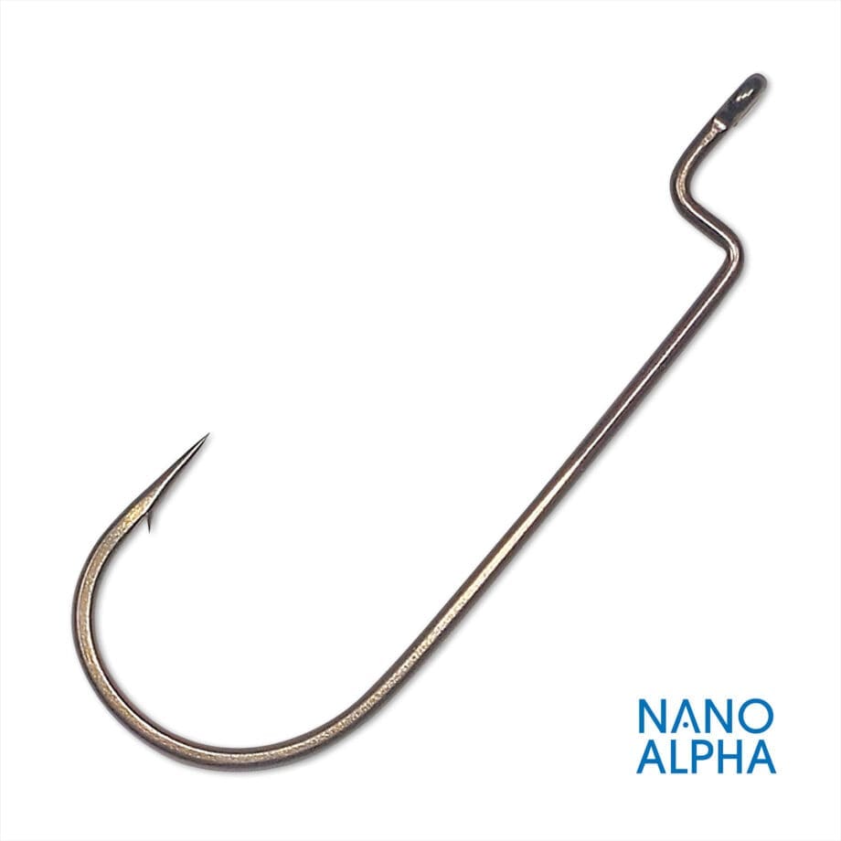 Gamakatsu 54415 Gamakatsu Nano Alpha Worm Hooks - RB Black