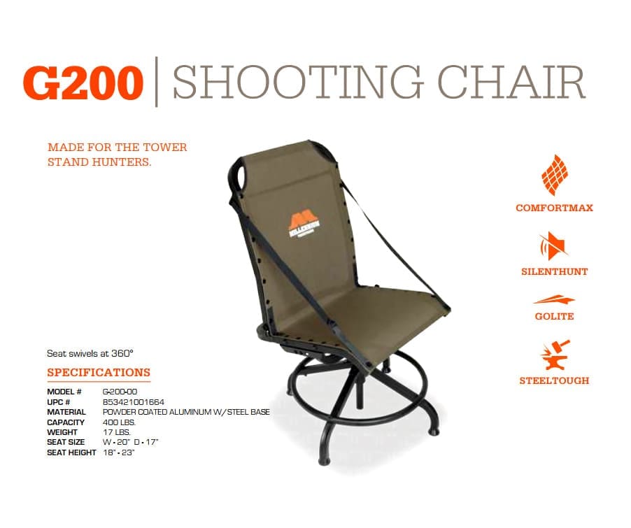 Millennium Tree stands G-200-00 Shooting House Chair