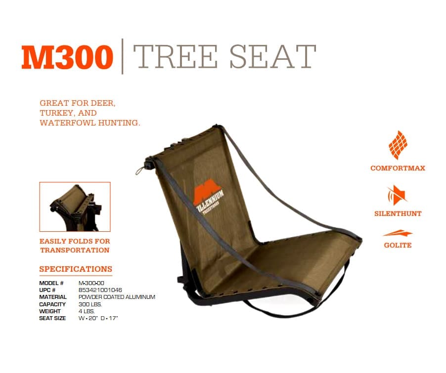 Millennium Tree stands M-300-00 Hang On Tree Seat