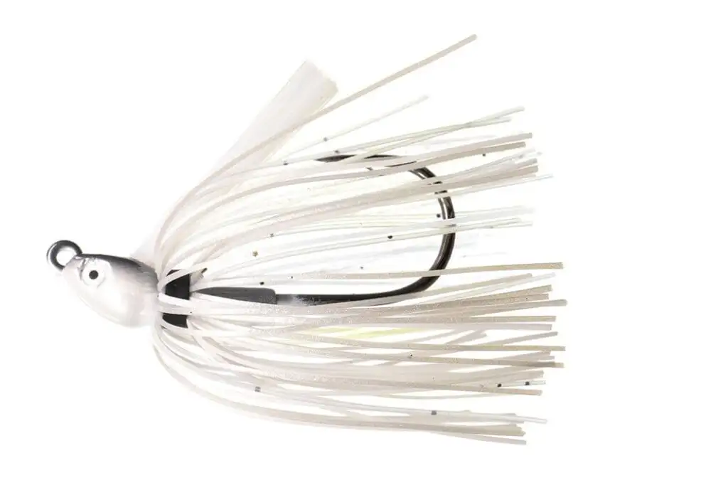 Dirty Jigs NJSJALB-38 No-Jack Swim Jig; Albino; 3/8oz