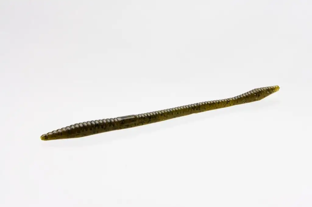 ZOOM 006-025 ZOOM Trick Worm 6.5" Green Pumpkin