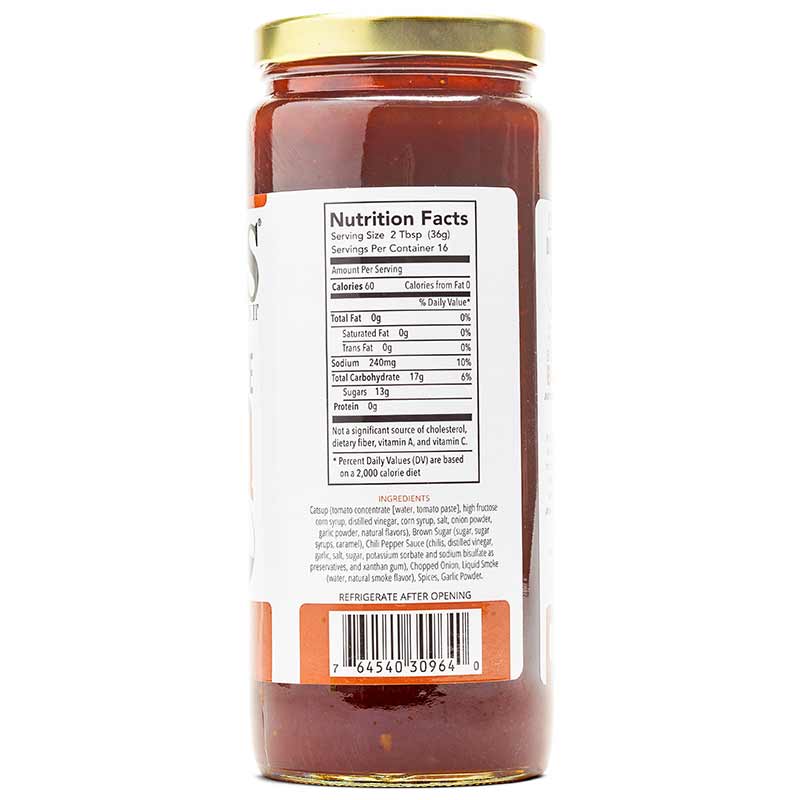 Delano 41020620 Big Rick's Original BBQ Sauce 20 oz