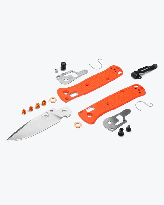 Mini Bugout® Drop-Point Knife - Orange Grivory® Handle