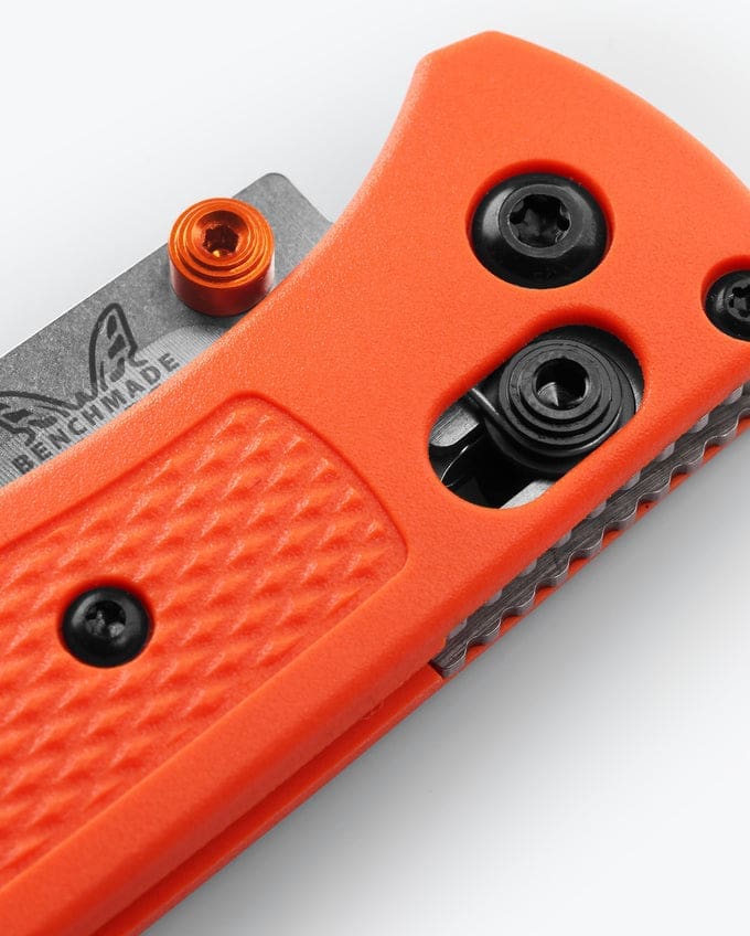 Mini Bugout® Drop-Point Knife - Orange Grivory® Handle