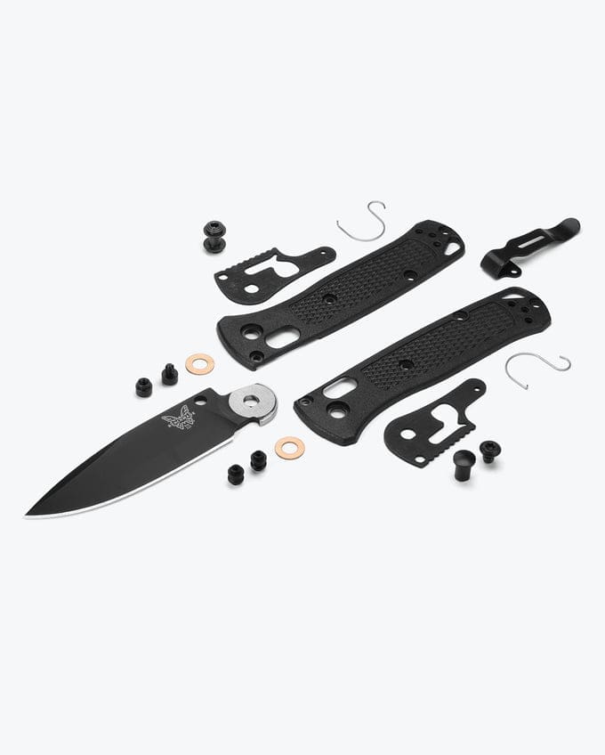 Mini Bugout® Drop-Point Knife - Black CF-Elite® Handle