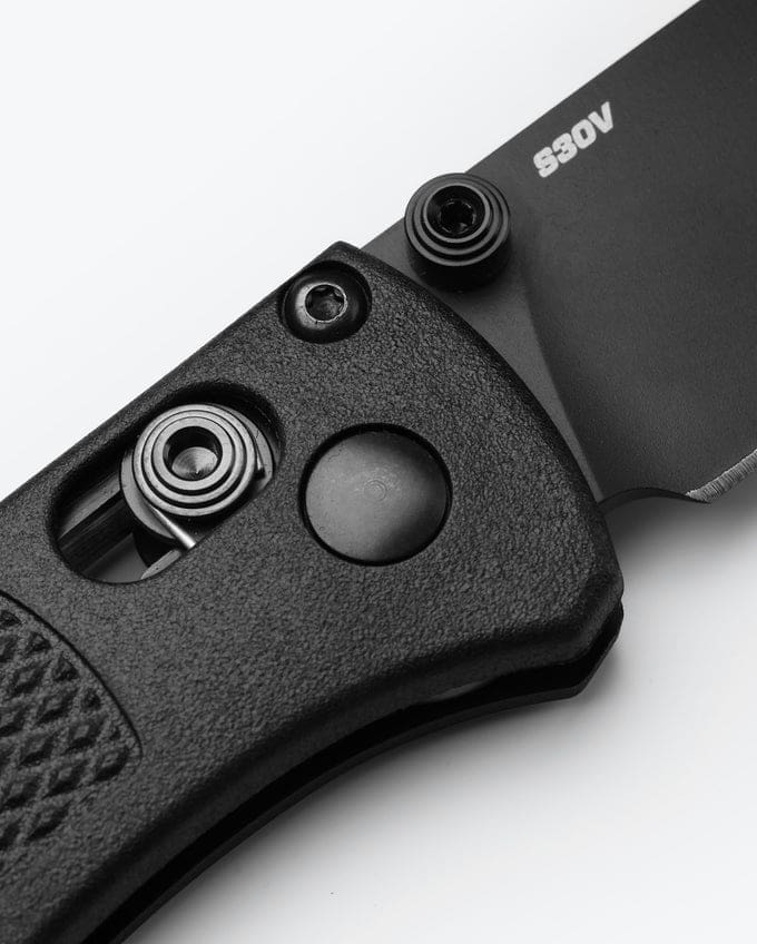 Mini Bugout® Drop-Point Knife - Black CF-Elite® Handle