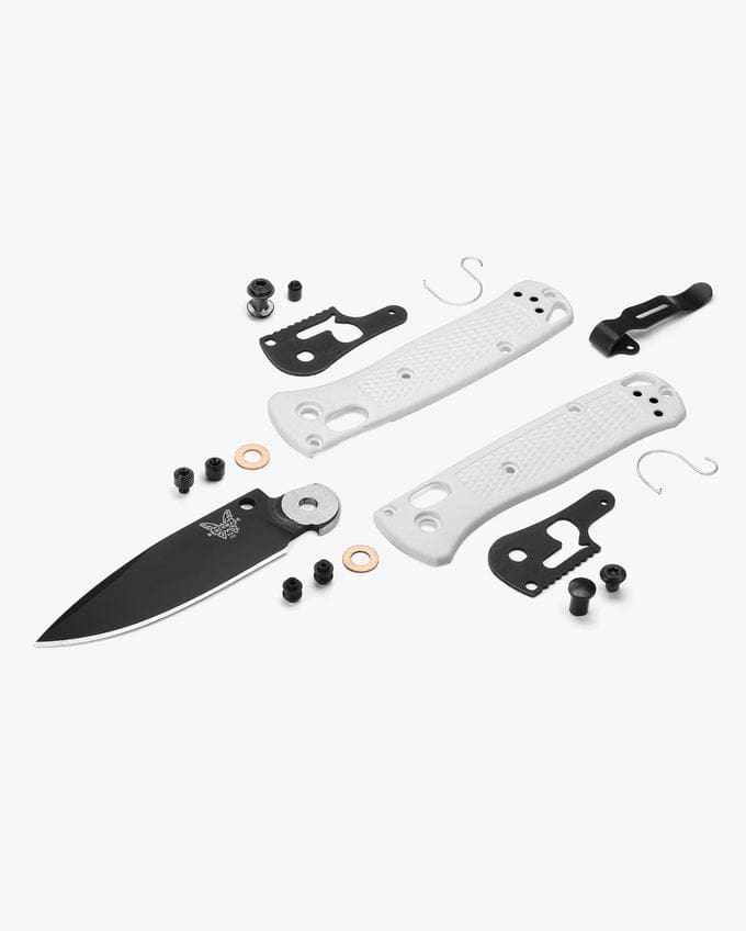 Mini Bugout® Drop-Point Knife - White Grivory® Handle
