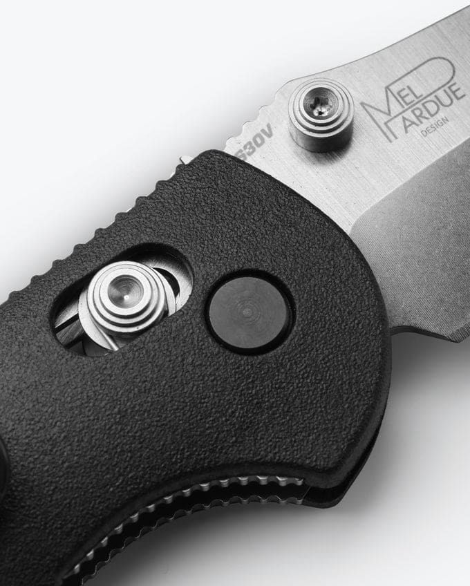 Mini Griptilian® Drop-Point Knife - Black Grivory®