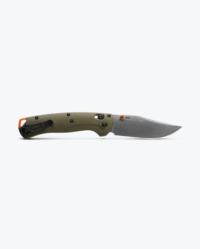 Taggedout Clip-Point Knife - OD Green G10 Handle