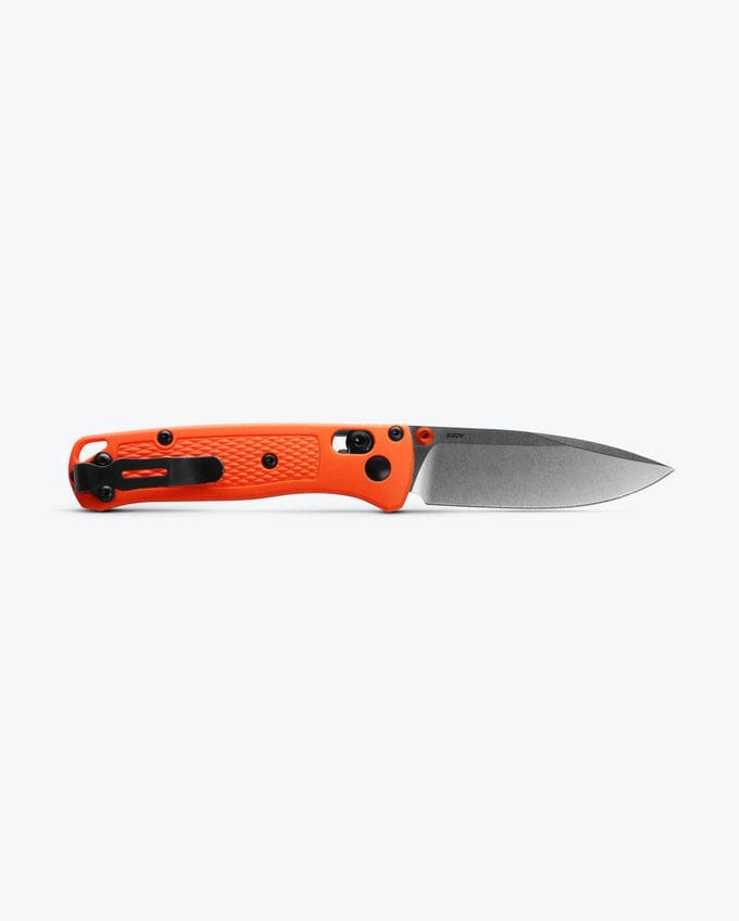 Mini Bugout® Drop-Point Knife - Orange Grivory® Handle