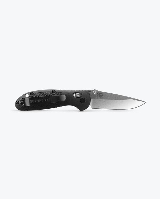 Mini Griptilian® Drop-Point Knife - Black Grivory®