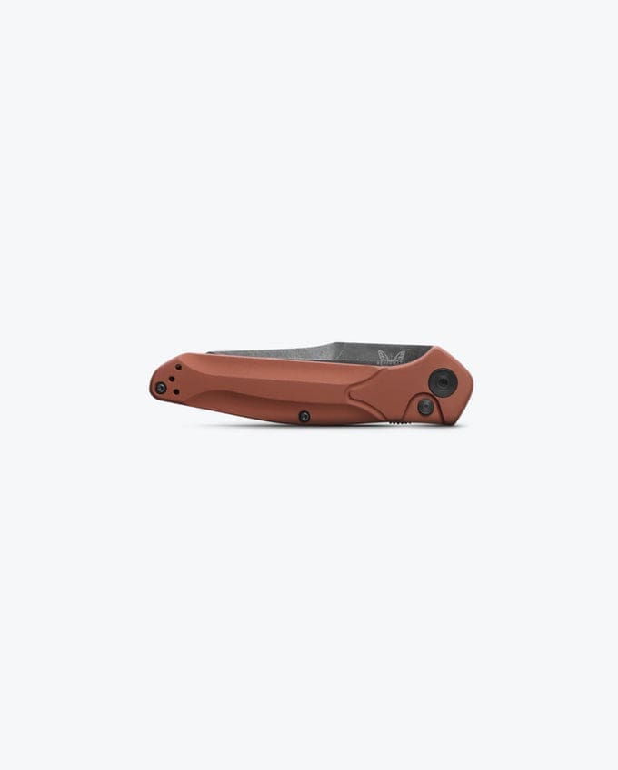 Auto Osborne Reverse Tanto Knife - Burnt Copper Aluminum