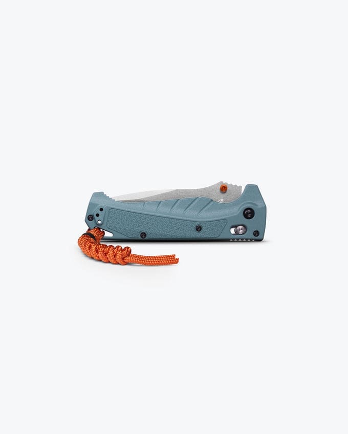 Adira™ Drop-Point Knife - Depth Blue Grivory® Handle