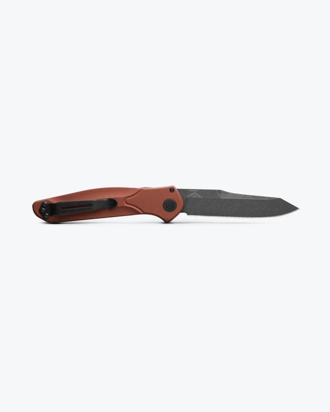 Auto Osborne Reverse Tanto Knife - Burnt Copper Aluminum