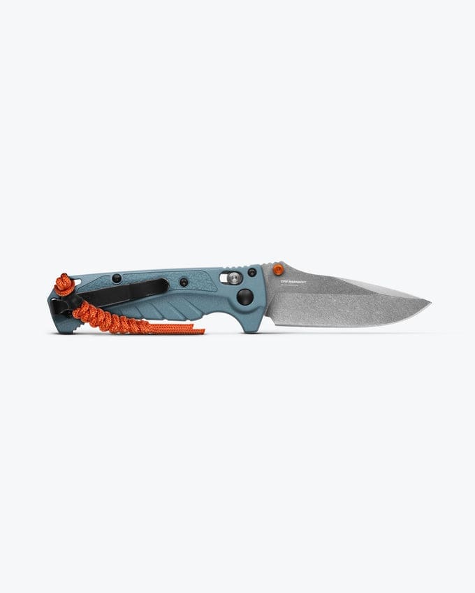Mini Adira™ Drop-Point Knife - Depth Blue Grivory® Handle