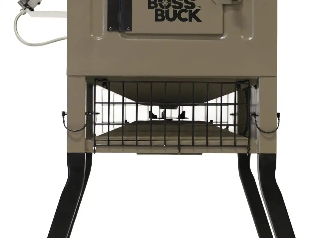 300# STAND & FILL SLED FEEDER W/ DIVERTER PLATE & SOLAR PANEL