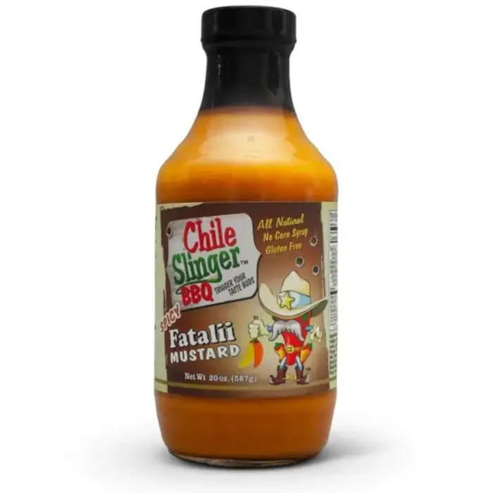 Delano 45020120 Chile Slinger BBQ Fatalii Mustard 20 oz