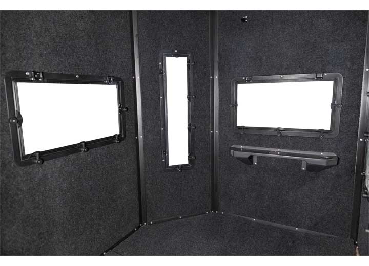 PENTHOUSE BOX BLIND / STEEL WALL CONSTUCTION / CRACKED MUD CAMO