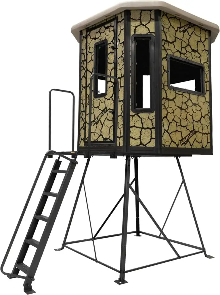 BULL XL BOX BLIND / STEEL WALL CONSTUCTION / CRACKED MUD CAMO