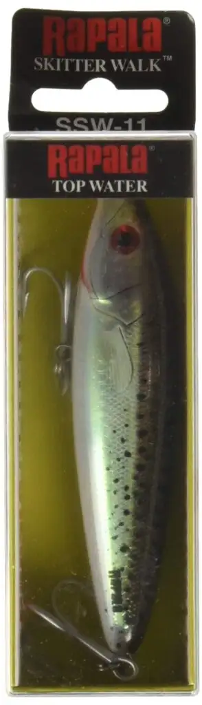 Saltwater Skitter Walk 11 Holographic Silver