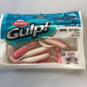 BerkleyGulp! Saltwater Grub/Bag/Pink Shine