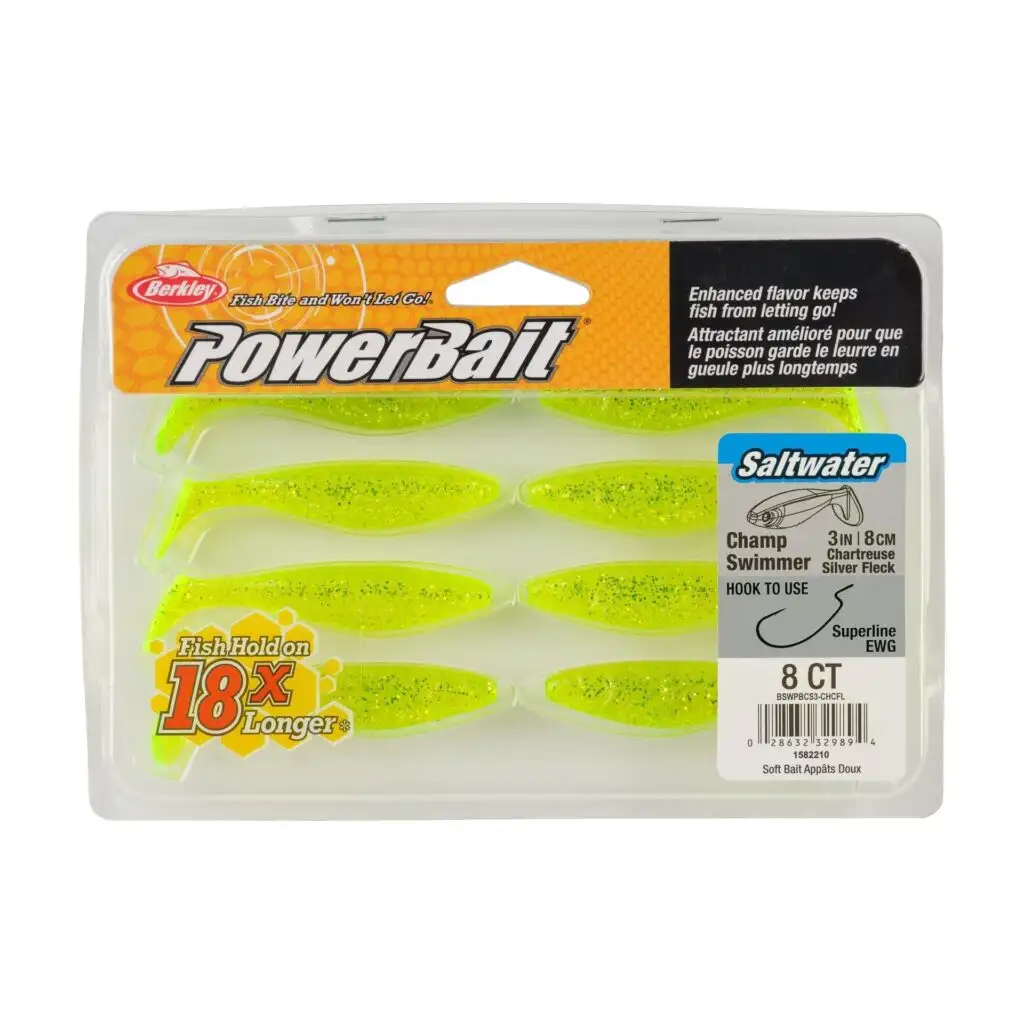 BerkleyPowerBait Saltwater The Champ Swimmer/Blister/Cold Beer