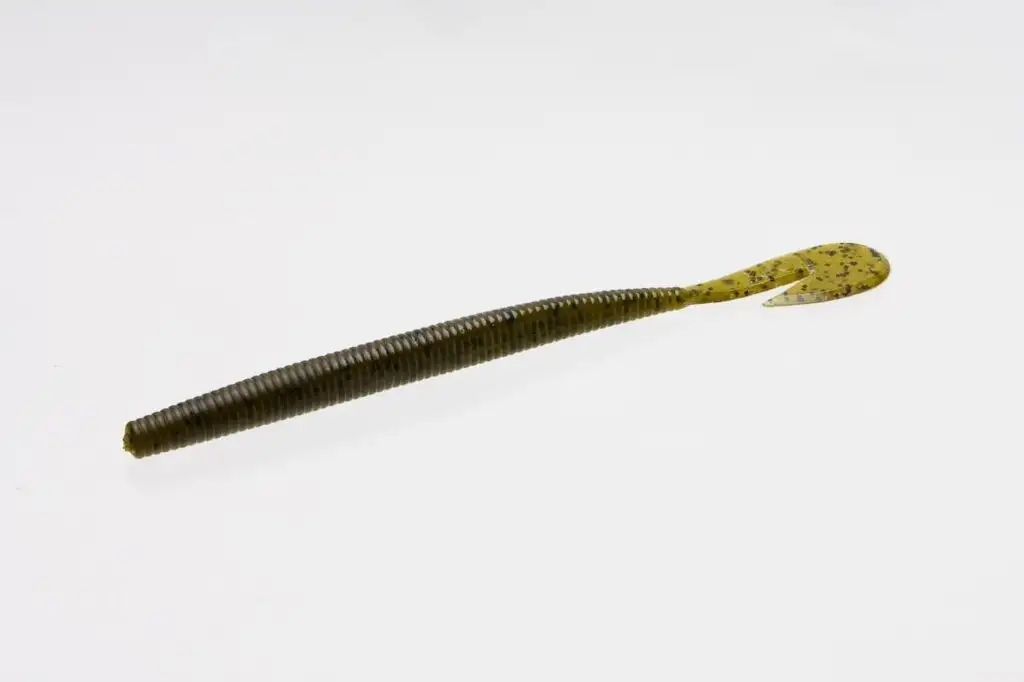 Zoom U-V Speed Worm 6" Green Pumpkin
