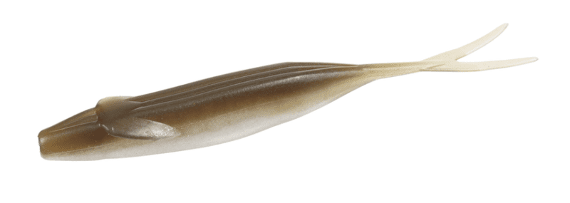 Zoom Winged Fluke 4in Smoke Pepper Clear 8pk