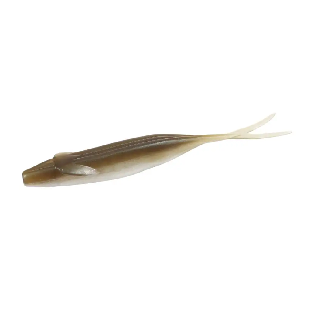 Zoom Winged Fluke 4in Champagne Pepper Pearl 8pk