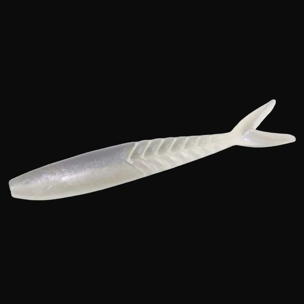 Zoom Shimmer Shad 4.25" - Albino