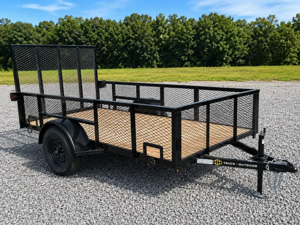 Bye-Rite 5x10 Light Duty Single Axle Utility Trailer w/ 2' Mesh Sides - UL510MS2