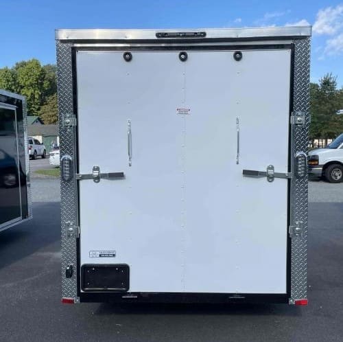 Arising Trailer 6X12 SA ENCLOSED White - ARI6x12WHT