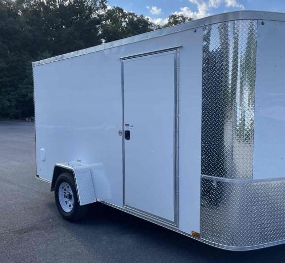 Arising Trailer 6X12 SA ENCLOSED White - ARI6x12WHT
