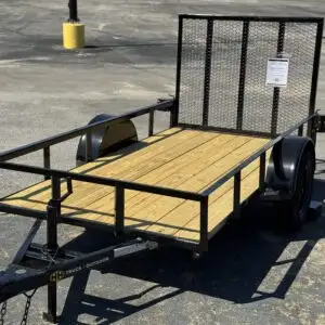 Bye-Rite 5x10 Light Duty Single Axle Utility Trailer w/ 1' Mesh Sides - UL510MS1