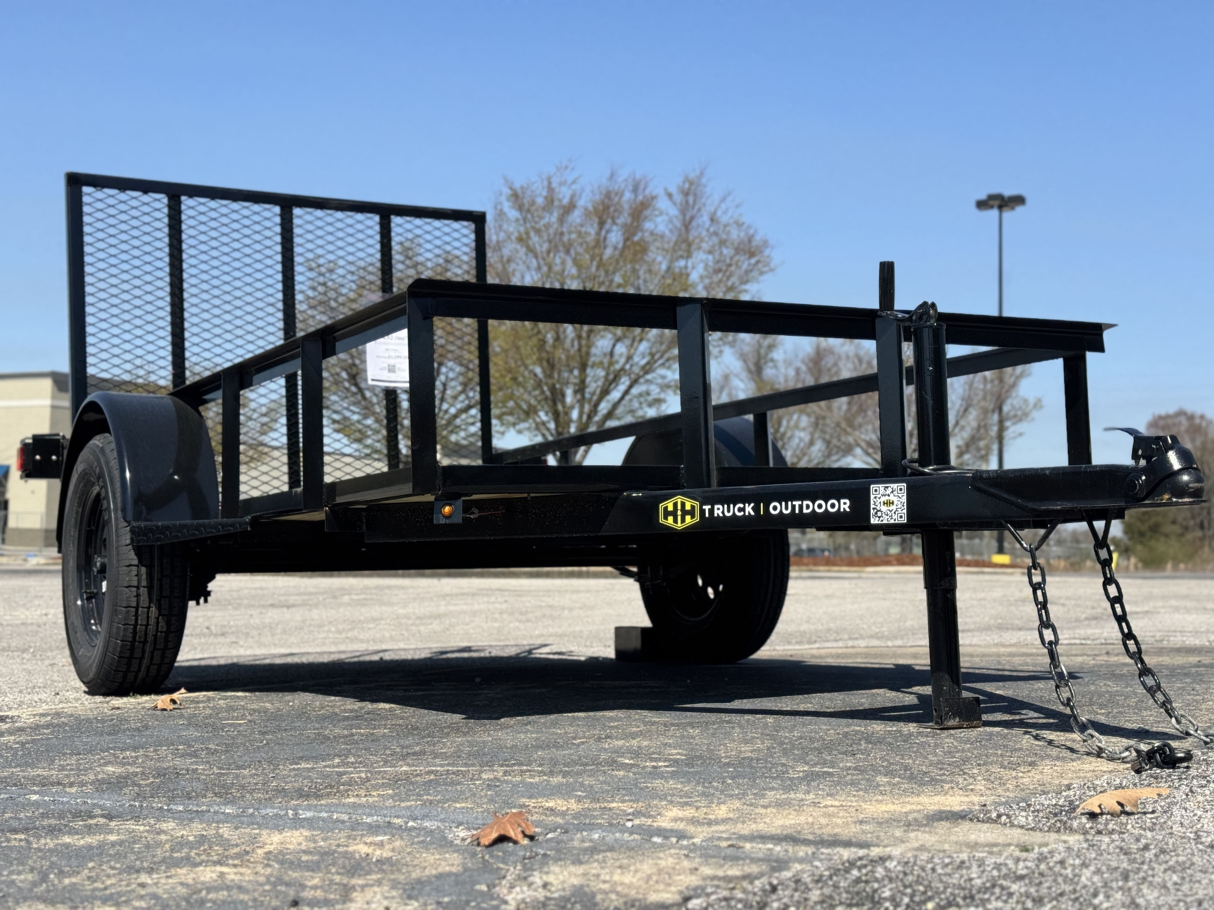 Bye-Rite 5x10 Light Duty Single Axle Utility Trailer w/ 1' Mesh Sides - UL510MS1