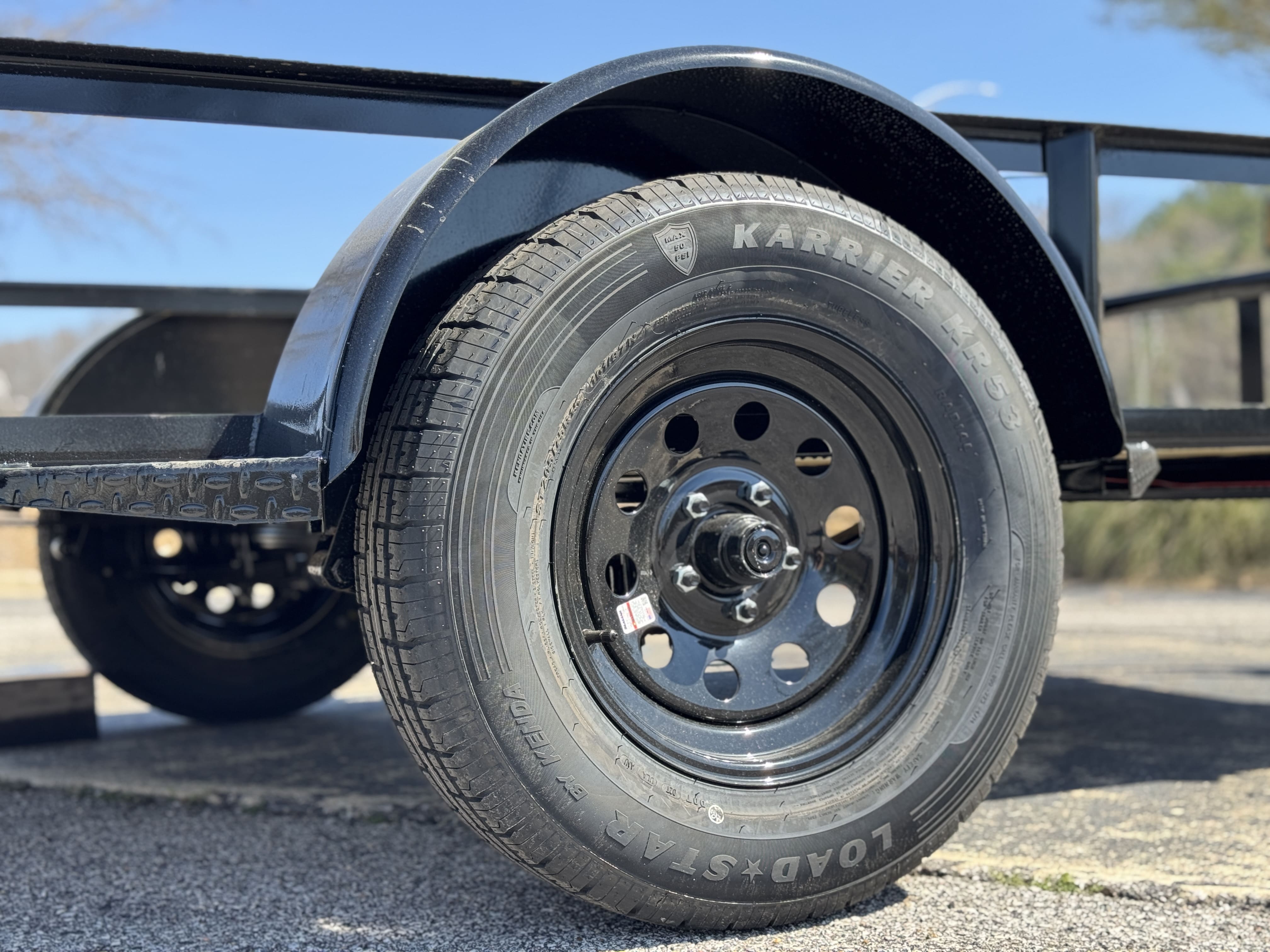 Bye-Rite 5x10 Light Duty Single Axle Utility Trailer w/ 1' Mesh Sides - UL510MS1