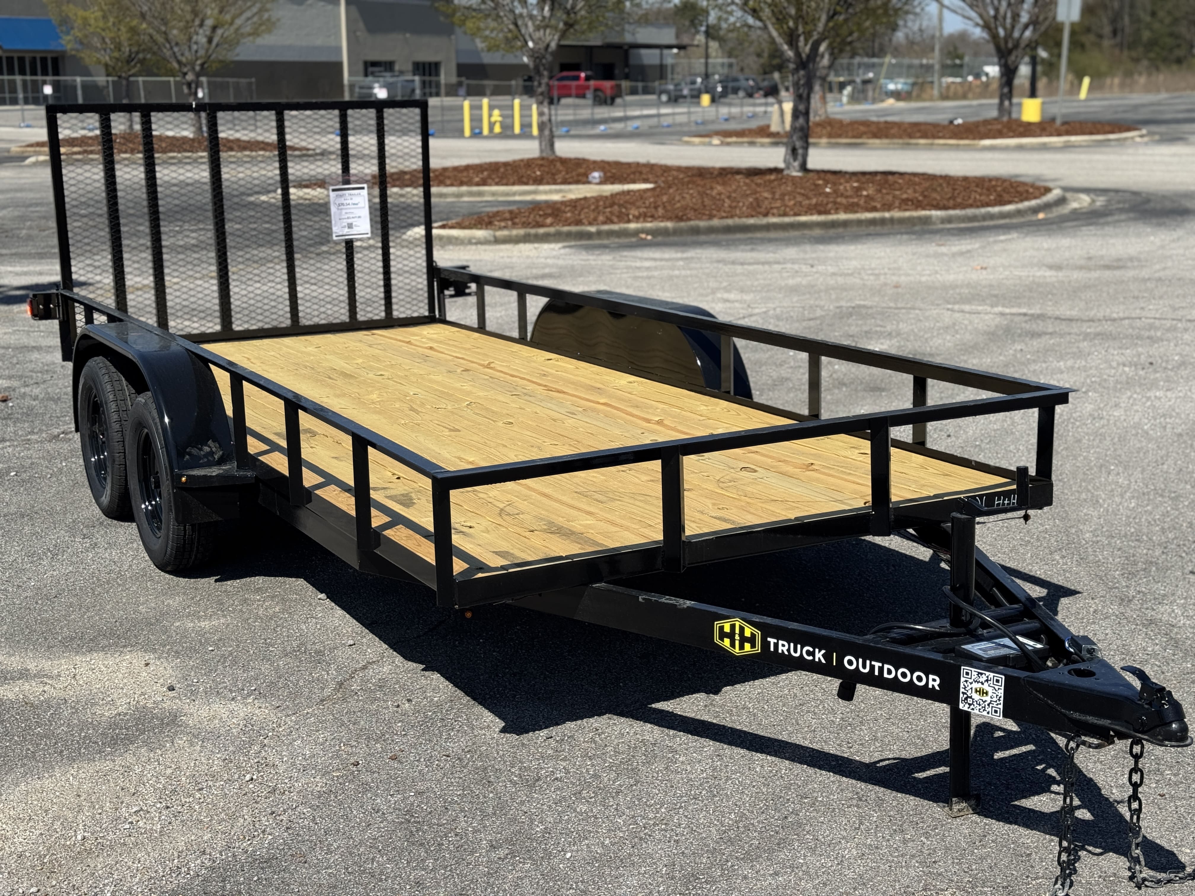 Bye-Rite 6.6x16 Light Duty Tandem Axel Utility Trailer