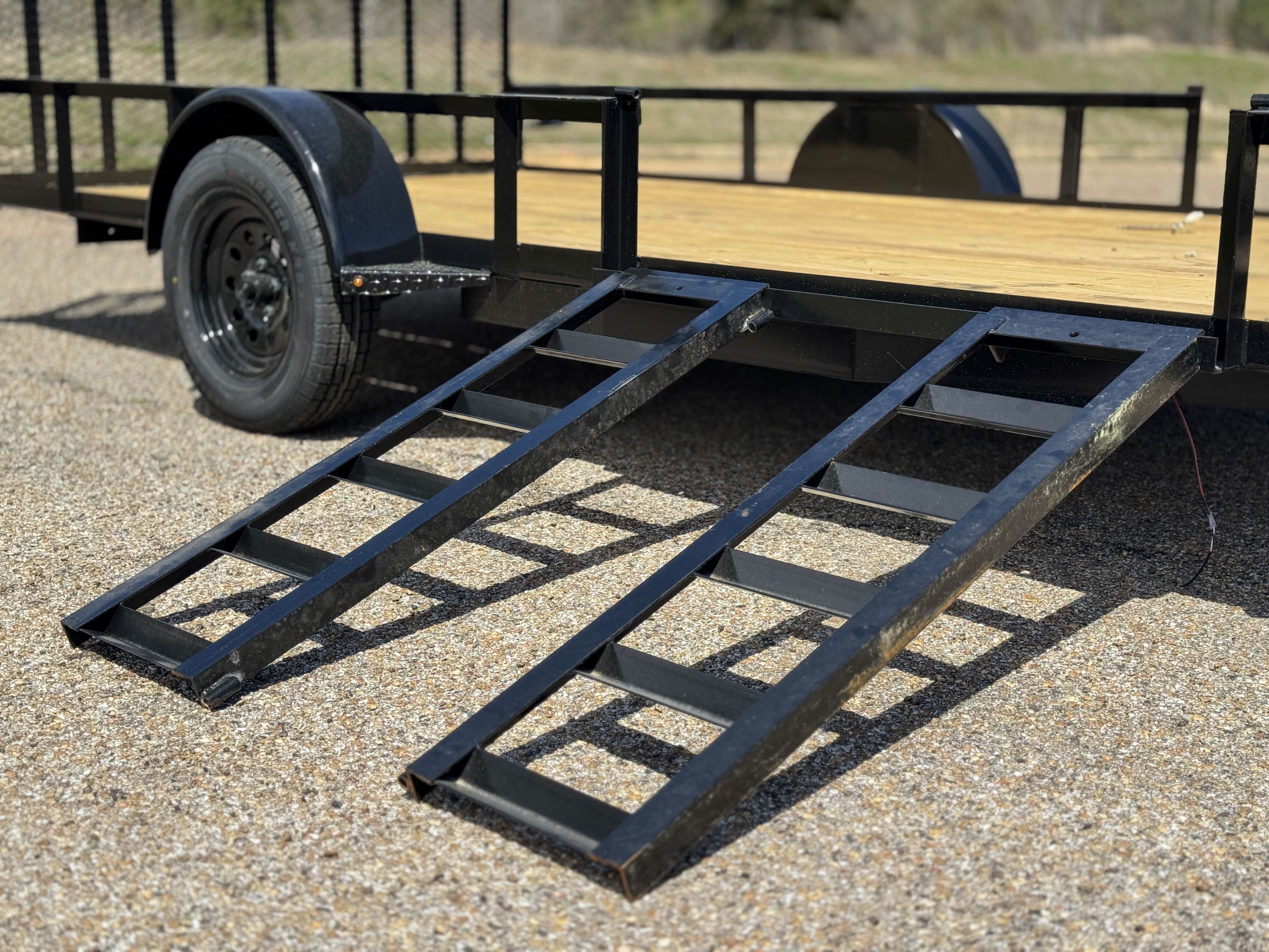 Bye-Rite 7x14 Light Duty Single Axle Utility Trailer ATV - BYEUL714ATV