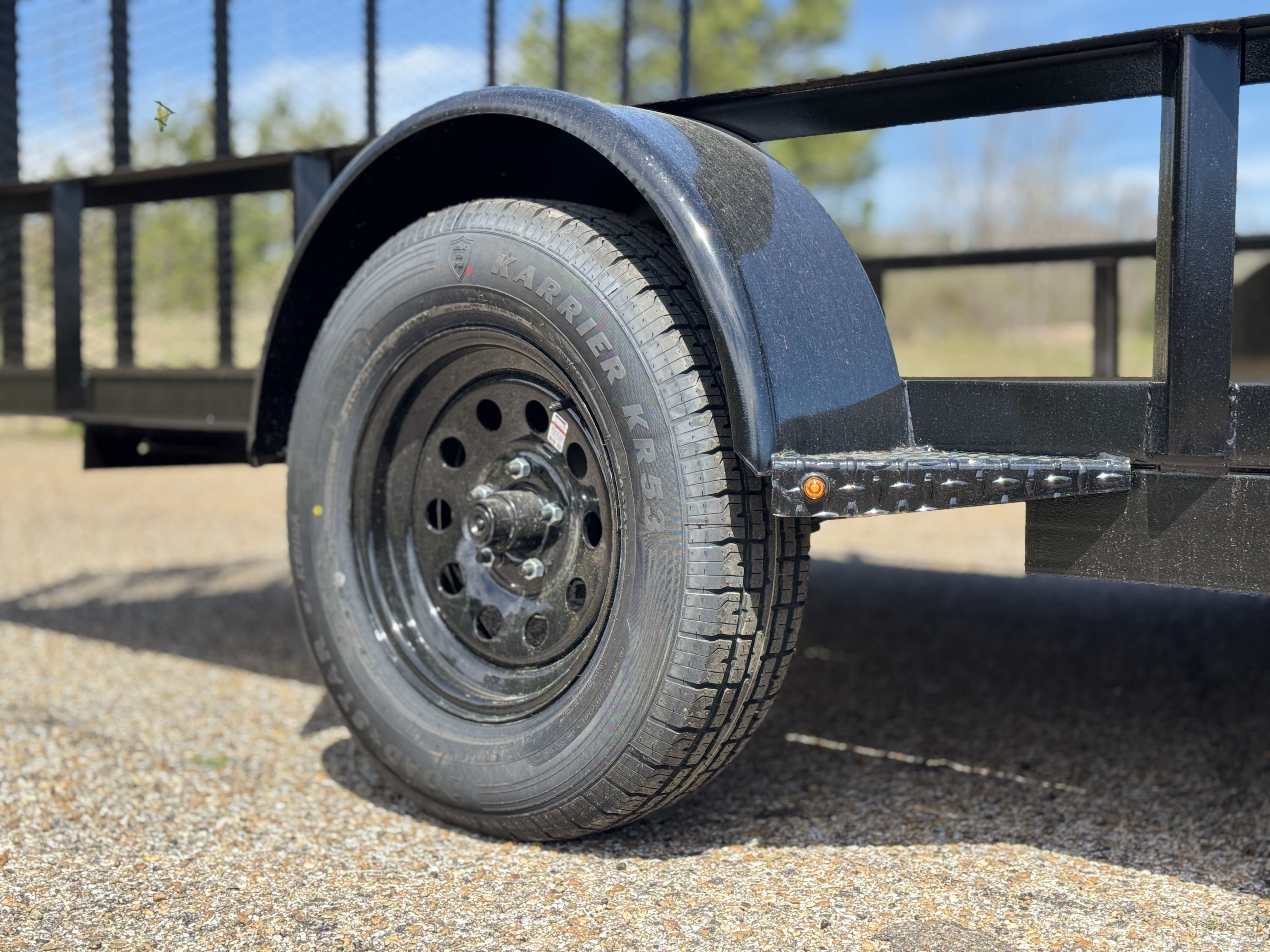Bye-Rite 7x14 Light Duty Single Axle Utility Trailer ATV - BYEUL714ATV