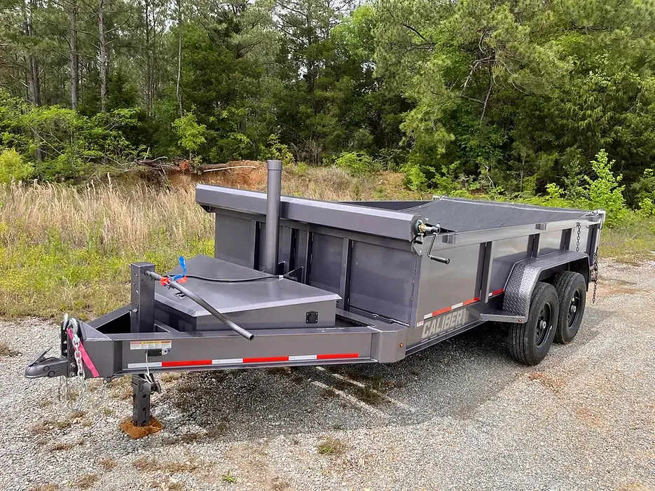 Caliber Trailers - CALDTXD714 - 7X14 16K DUMP TRAILER