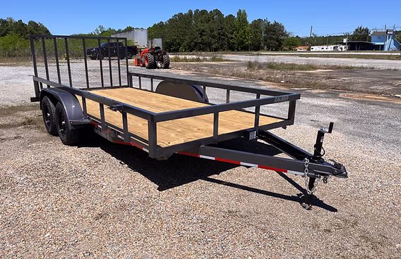 Caliber Trailers – CALWG714 – 7X14 7K WRAP TONGUE HD UTILITY TRAILER