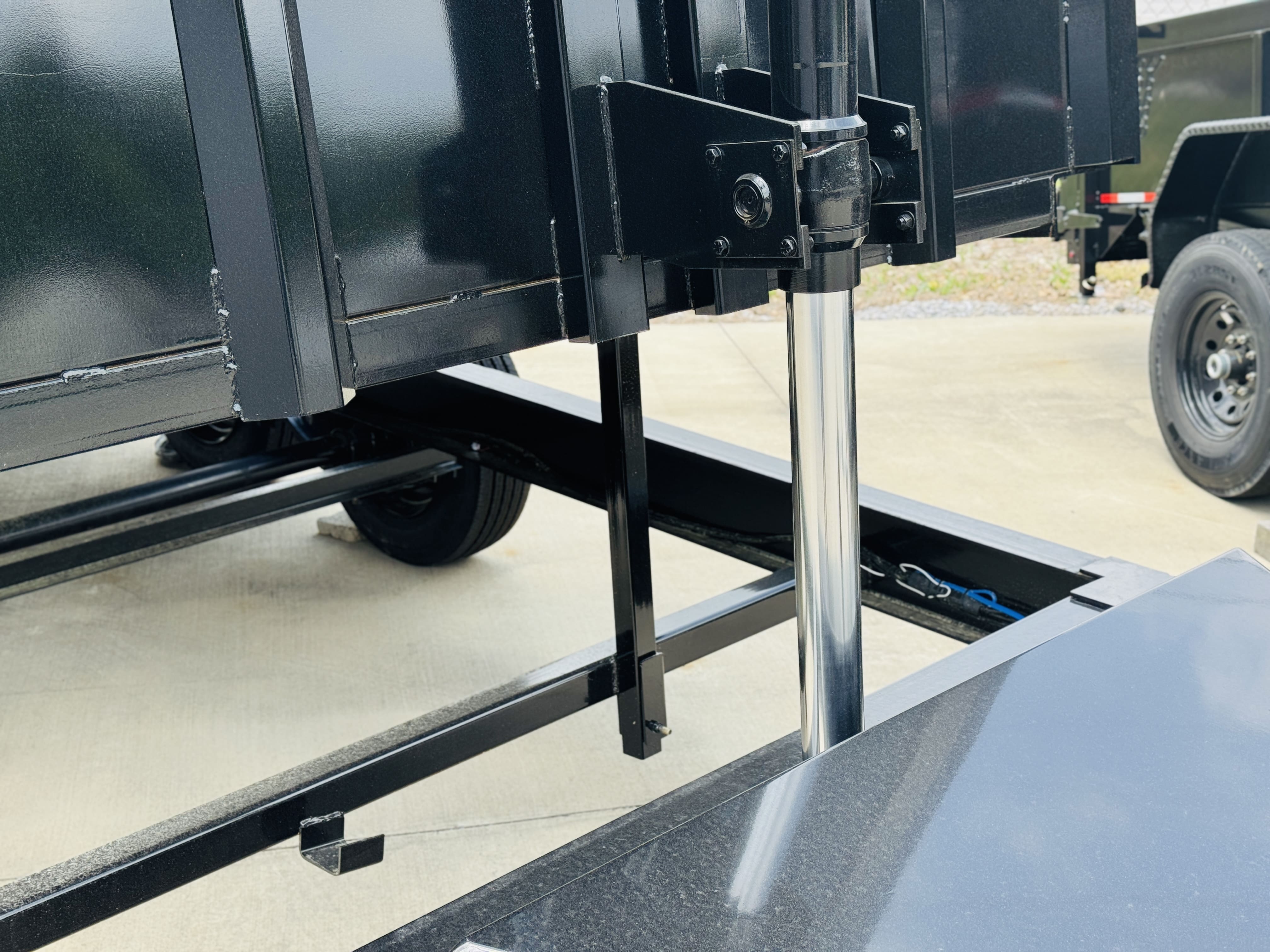 Caliber Trailers - CALDTXD716S4 - 7X16 16K DUMP TRAILER - 4' SIDES